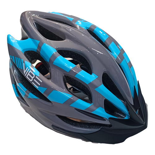 کلاه دوچرخه سواری Vibe مدل Tour رنگ طوسی آبی